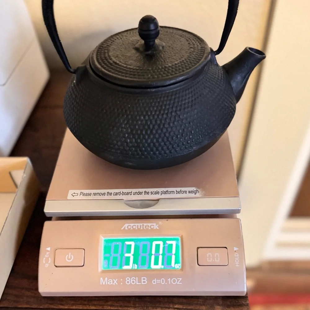 VINTAGE Japanese Cast Iron Teapot - Black Kettle Pot for Tea & Collector
